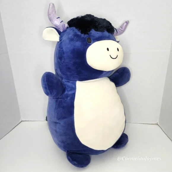PERNI 🦬 18" Navy Blue Highland Cow HugMee Original Squishmallow ☆ NWOT ☆